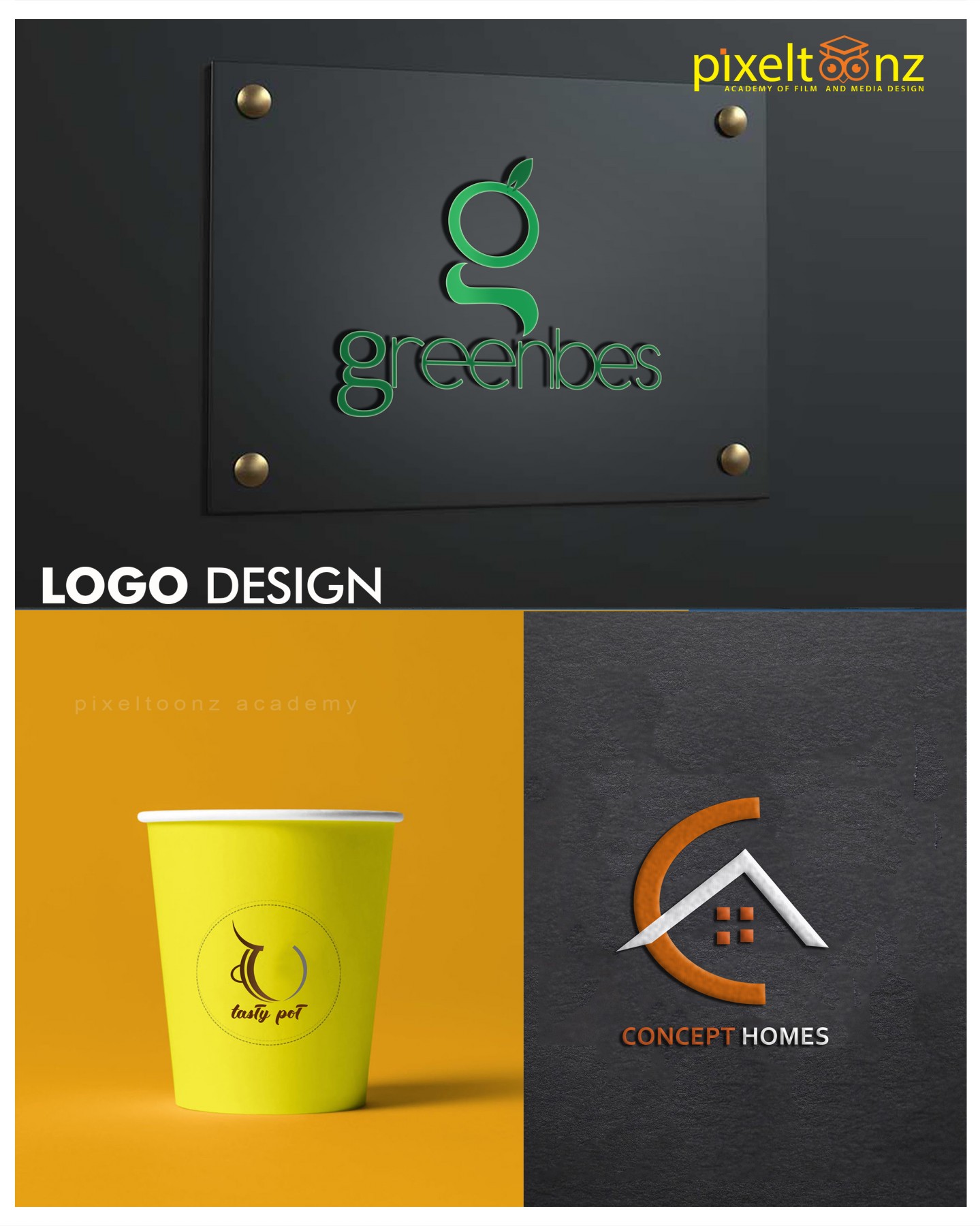 Logo design at Pixeltoonz